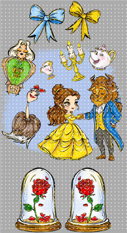Keychain sticker-Y 1795